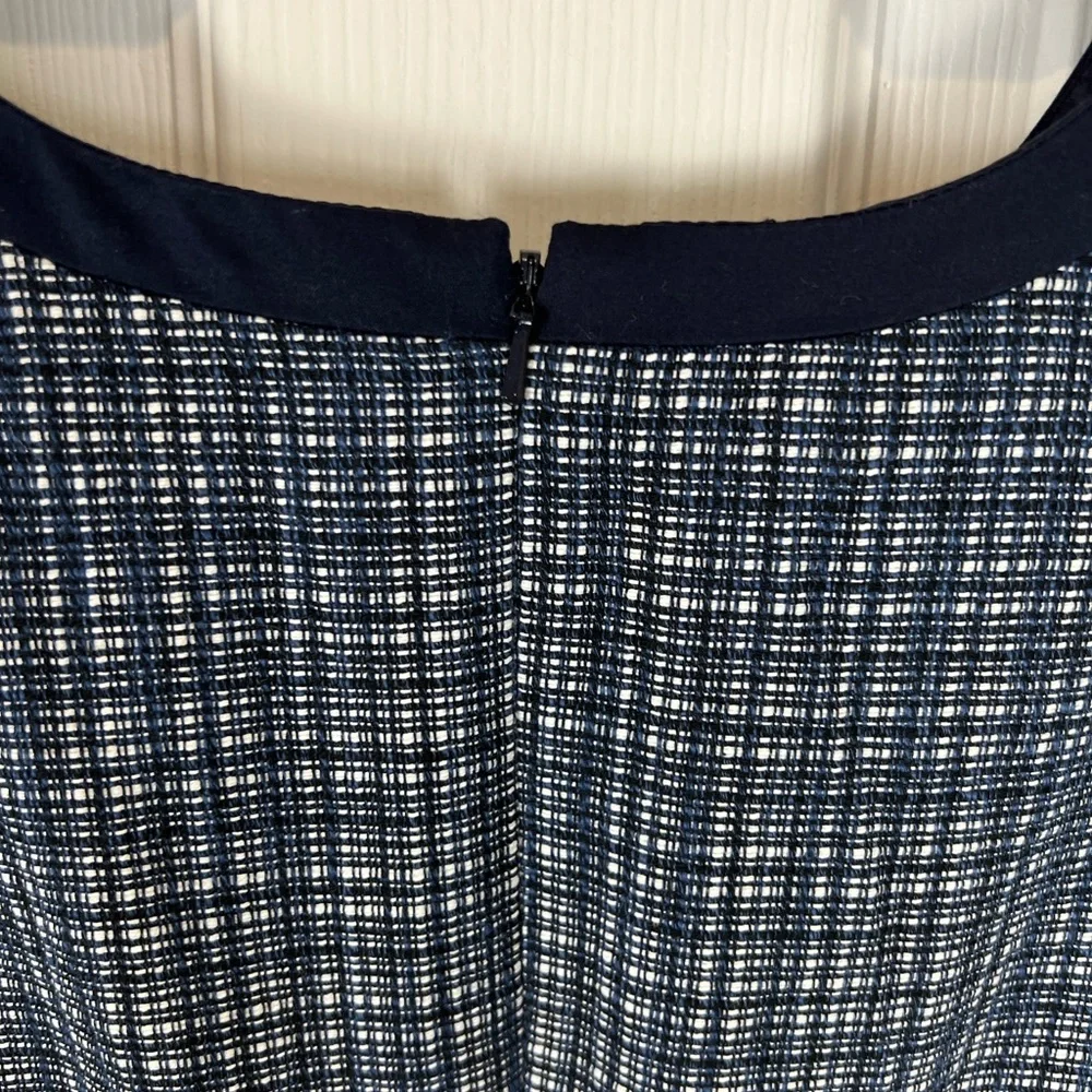 Talbots Navy and White Sleeveless Dress - Picture 7 of 9